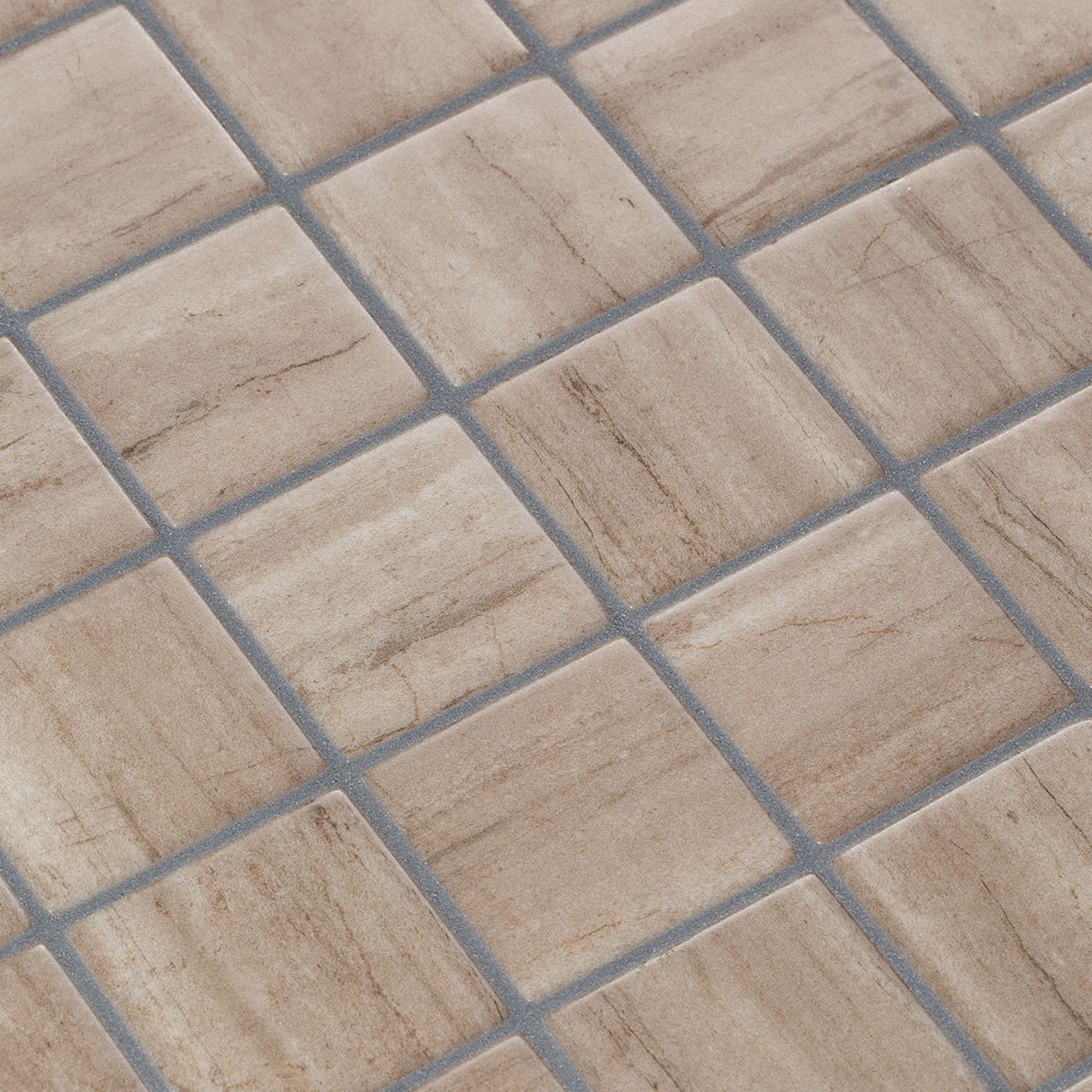 Creamstone Mosaic Tile | 50mm Zen Collection by Ezarri gallery detail image