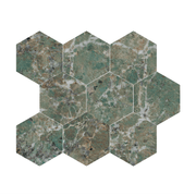 Amazzonite Hex Mosaic | Tile Space gallery detail image