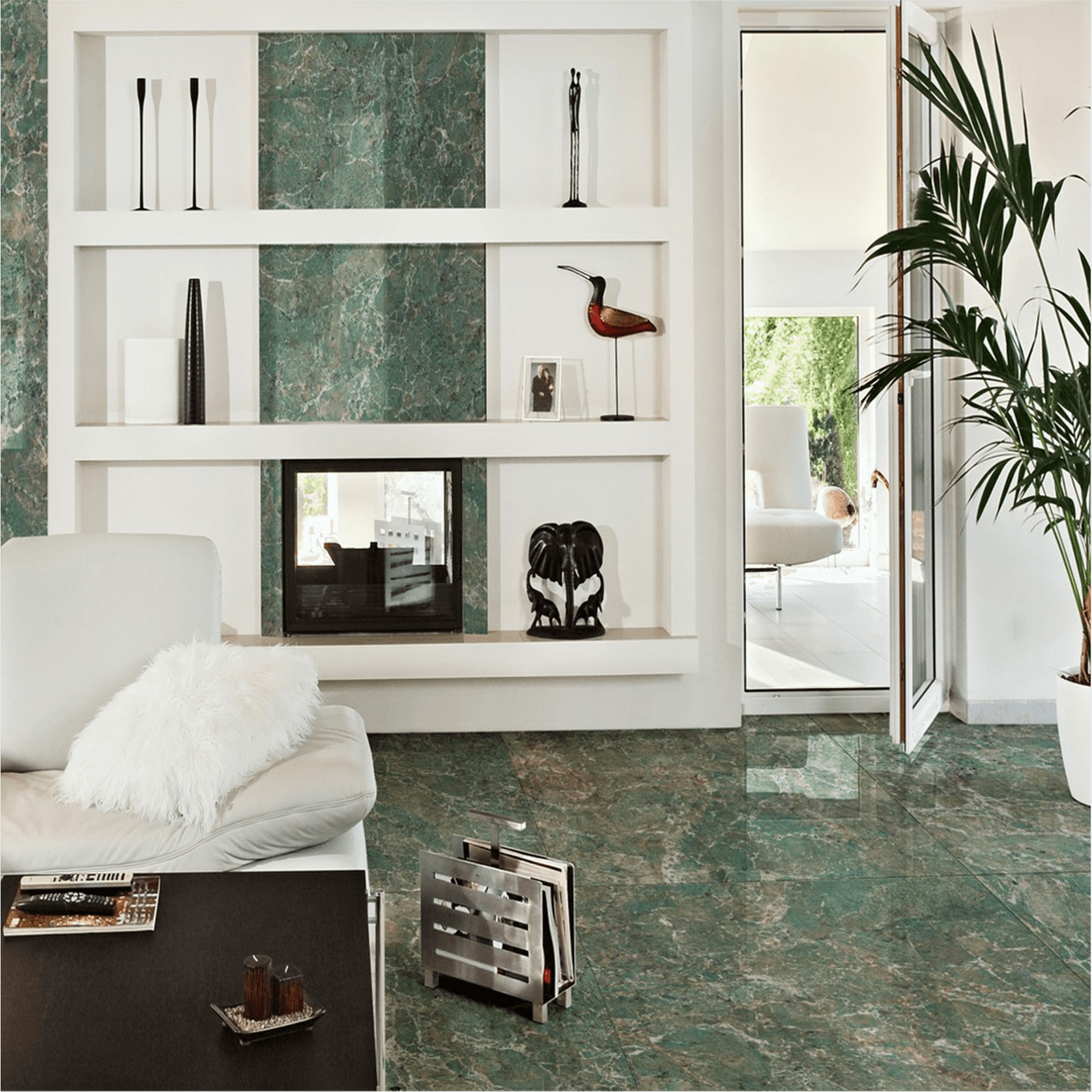 Amazzonite Hex Mosaic | Tile Space gallery detail image