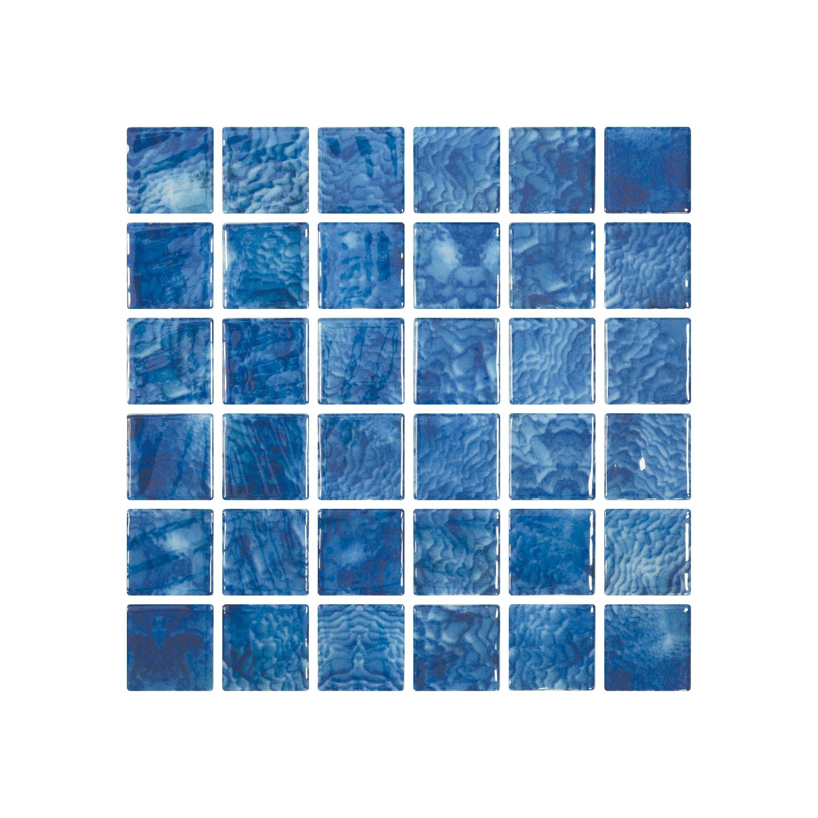 Penta Arrecife Blue, Glass Mosaic gallery detail image