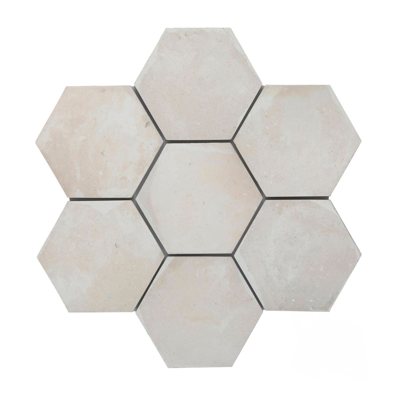 Cottage Hex White 140x160mm Porcelain gallery detail image