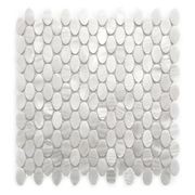Mother Of Pearl Mosaic Bianco Oval gallery detail image