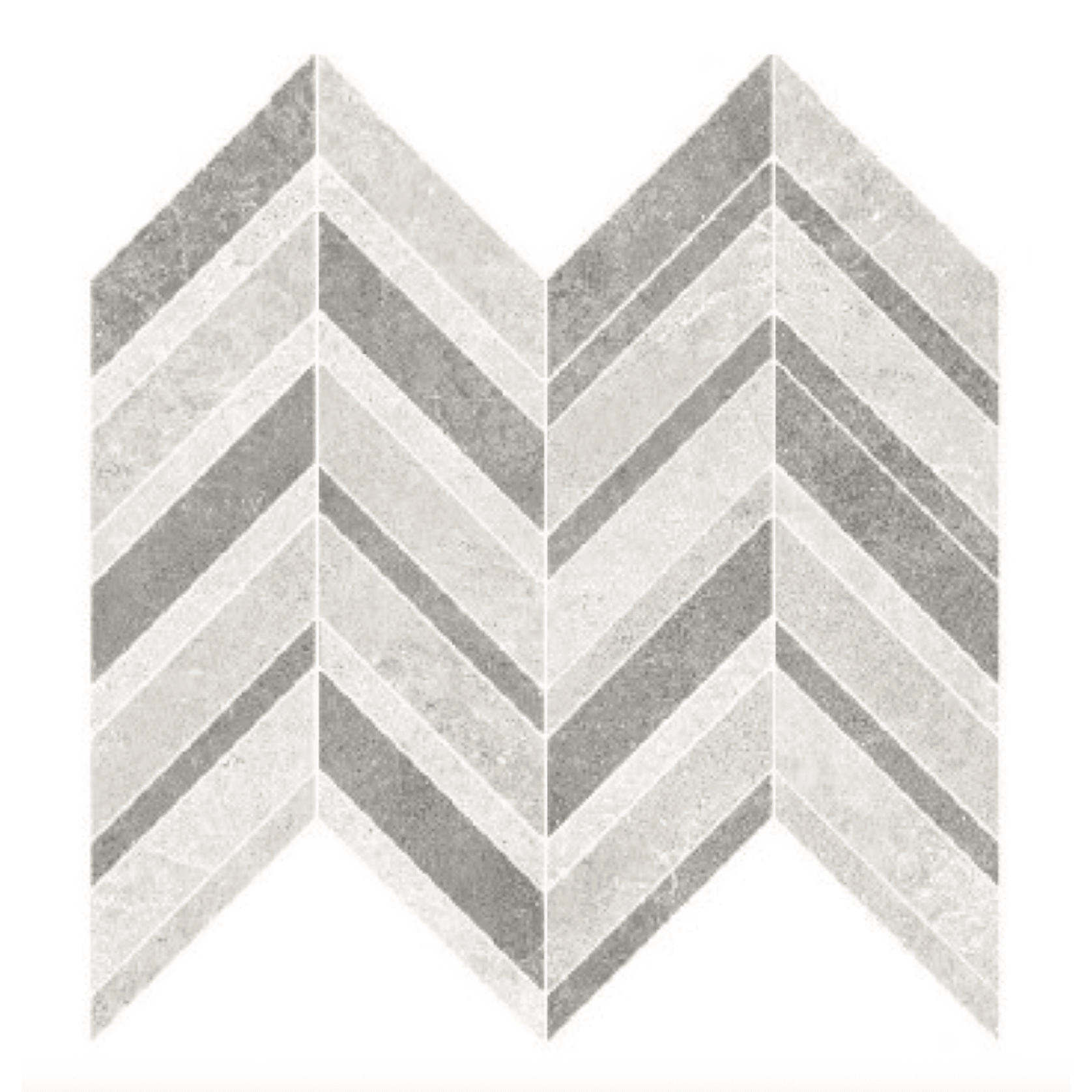 Arctic Tundra Mix Matt Herringbone Mosaic gallery detail image