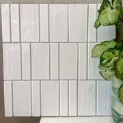 Luce White Gloss Mosaic Tile gallery detail image