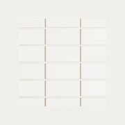 Maze White Mosaic Tile gallery detail image