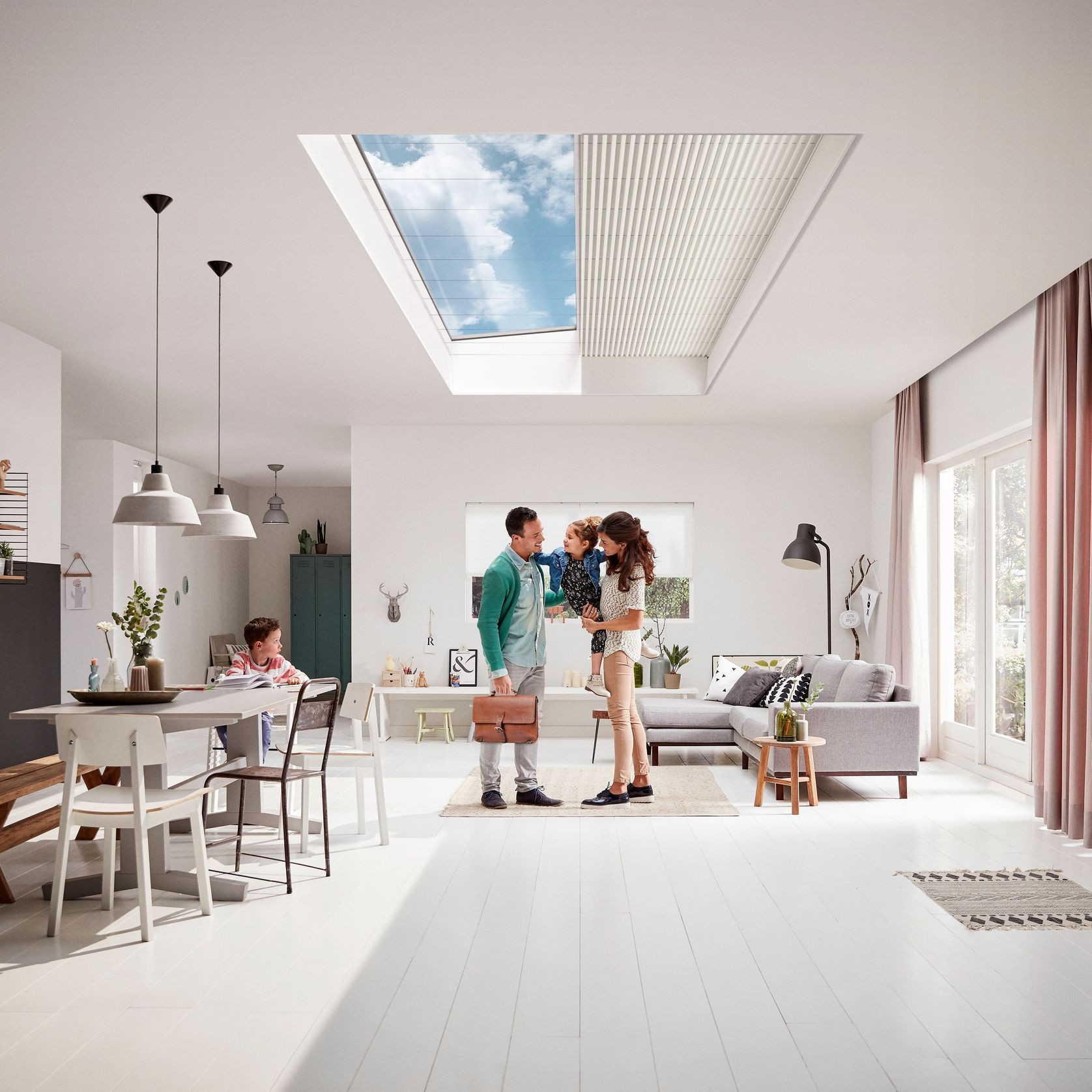 Skylight Two Way Pleated - Wand | Pleated Blinds gallery detail image
