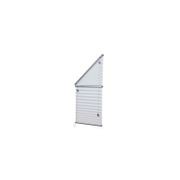 Triangle Fan Top with Blind Under | Pleated Blinds gallery detail image