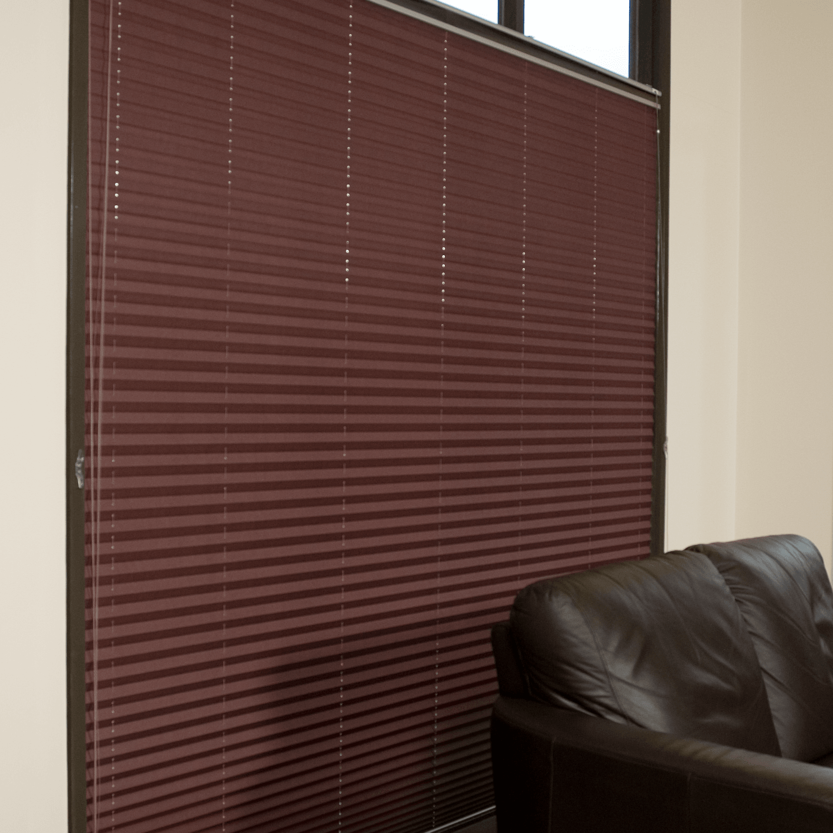 Triangle Horizontal Top Pleated Blind | Pleated Blinds gallery detail image