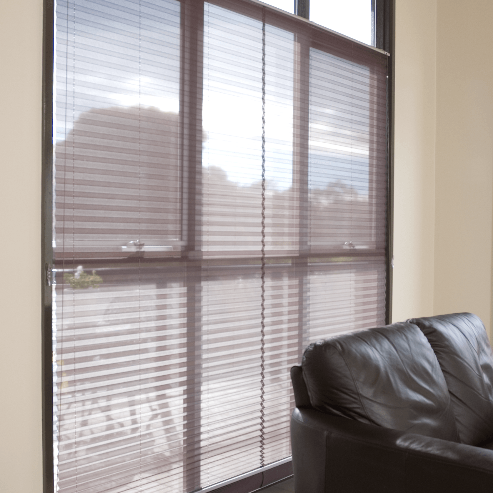 Triangle Horizontal Top Pleated Blind | Pleated Blinds gallery detail image