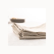 100% French Flax Linen Napkin- Set of 4 Natural Oat gallery detail image