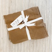 100% French Flax Linen Napkin- Set of 4 Ginger gallery detail image