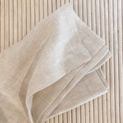 100% French Flax Linen Napkin- Set of 4 Natural Oat gallery detail image