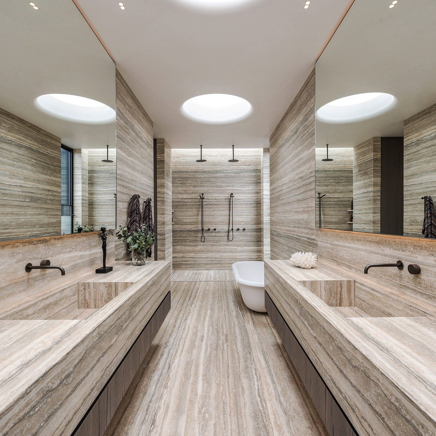 Silver Travertine | Travertine | Filled Honed gallery detail image
