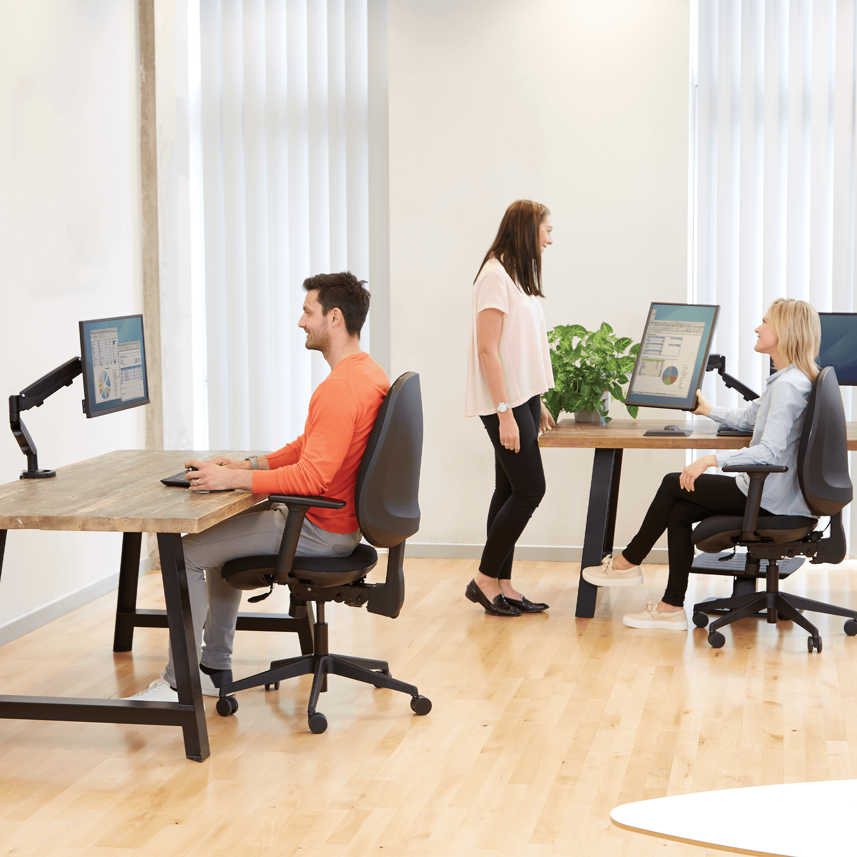 Eppa™ Dual Monitor Arm gallery detail image