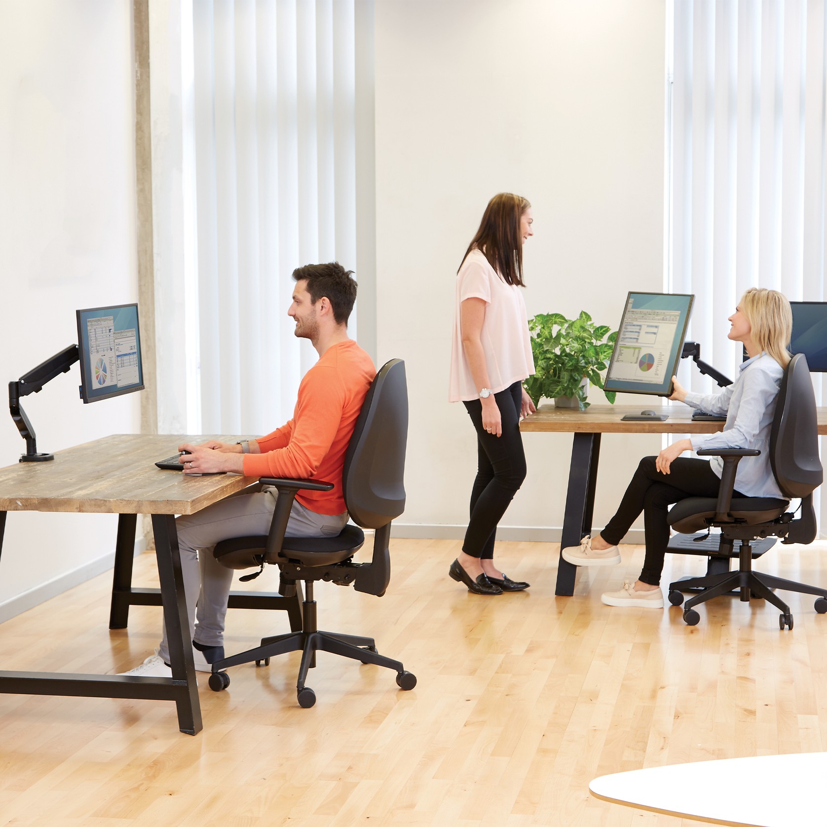 Eppa™ Dual Monitor Arm gallery detail image