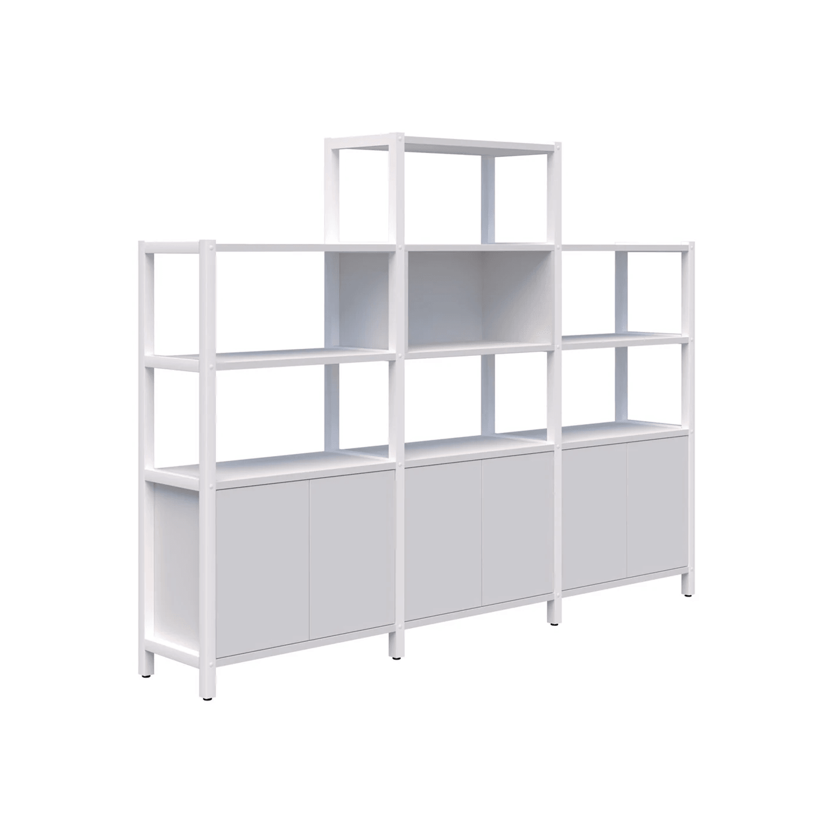 Grid 40 Storage/Open Display Wall 4-5 Tier 1500/1890h gallery detail image