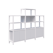 Grid 40 Storage/Open Display Wall 4-5 Tier 1500/1890h gallery detail image