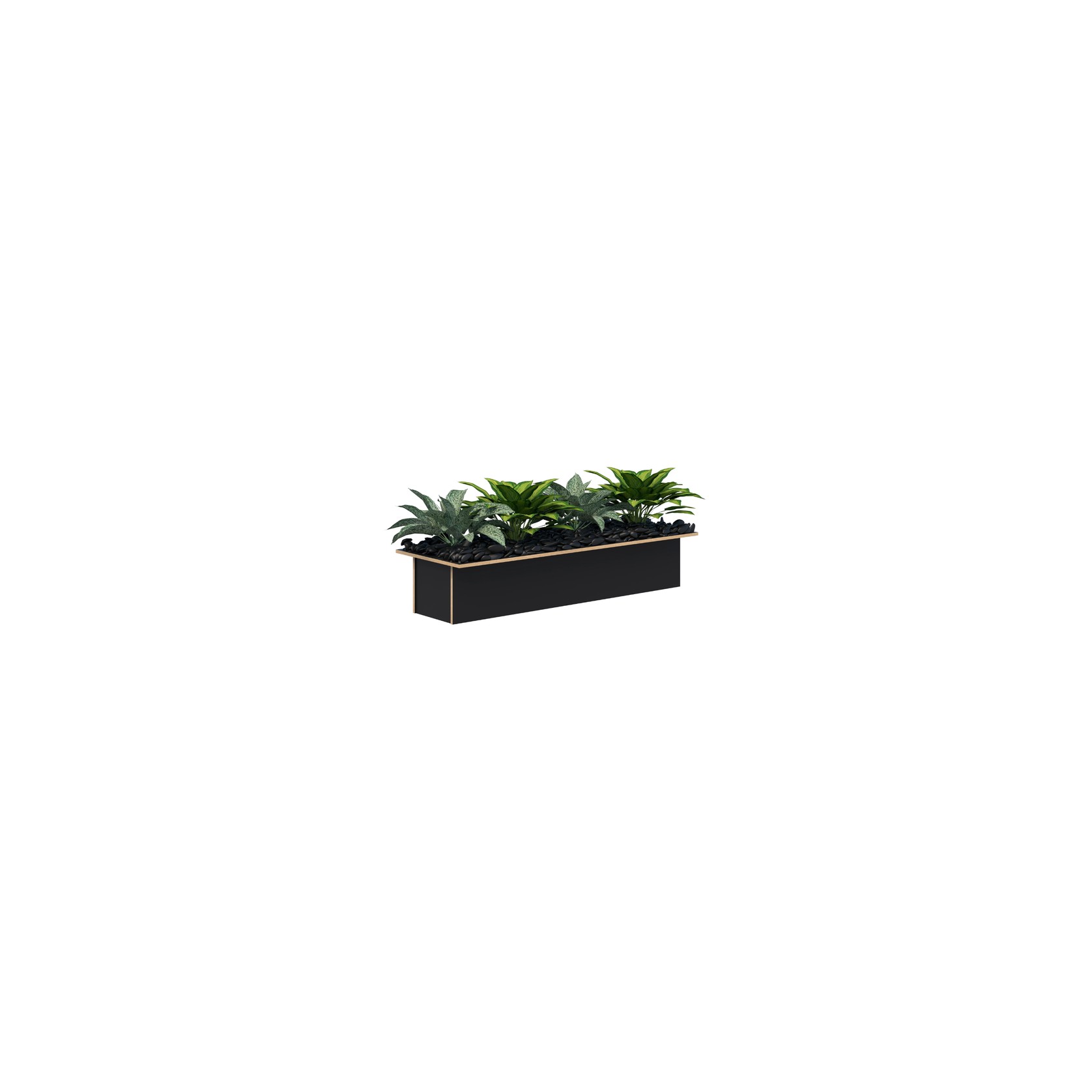 Rapid/Mascot/Block - Set of pots and artifical plants gallery detail image