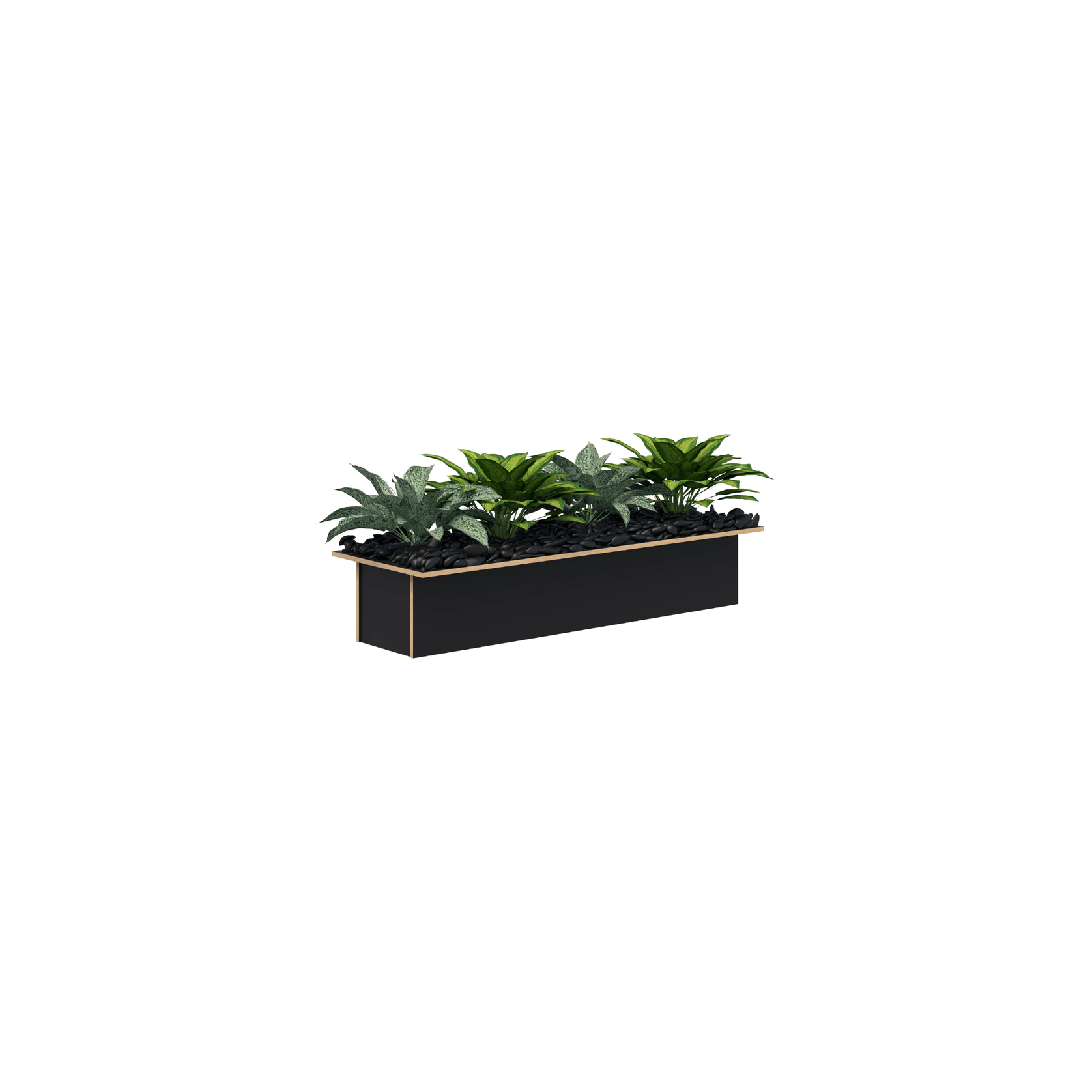 Rapid/Mascot/Block - Set of pots and artifical plants gallery detail image
