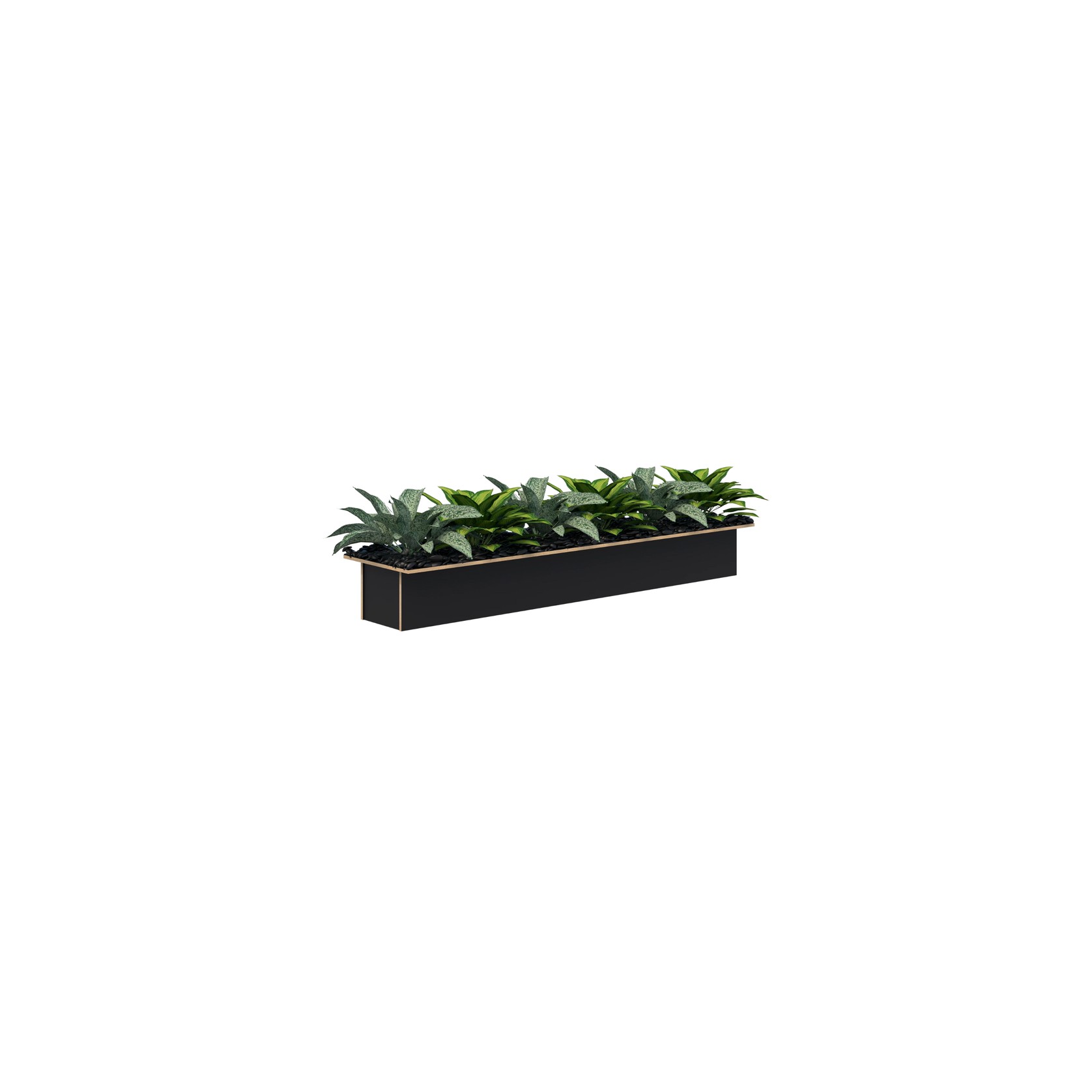 Rapid/Mascot/Block - Set of pots and artifical plants gallery detail image