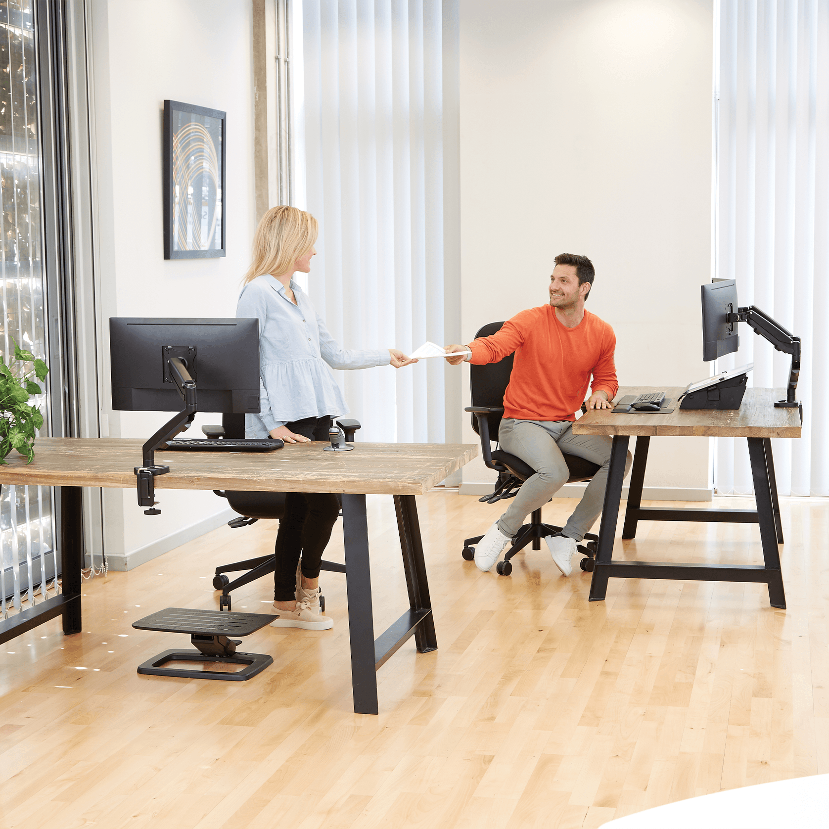 Eppa™ Dual Monitor Arm gallery detail image