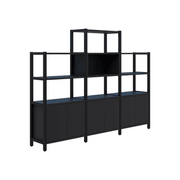 Grid 40 Storage/Open Display Wall 4-5 Tier 1500/1890h gallery detail image