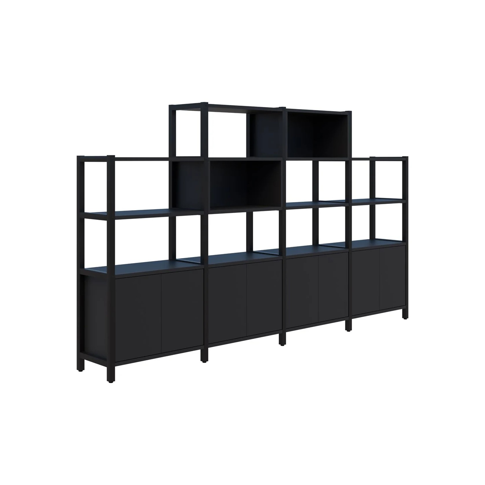 Grid 40 Storage/Open Display Wall 4-5 Tier 1500/1890h gallery detail image