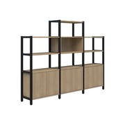 Grid 40 Storage/Open Display Wall 4-5 Tier 1500/1890h gallery detail image