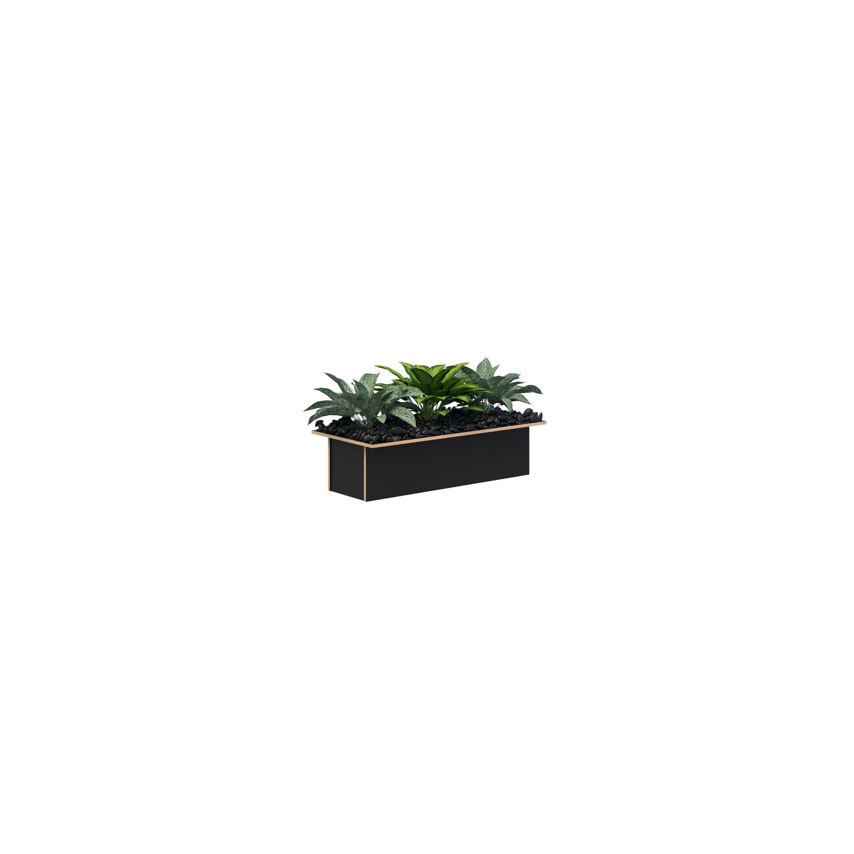 Rapid/Mascot/Block - Set of pots and artifical plants gallery detail image