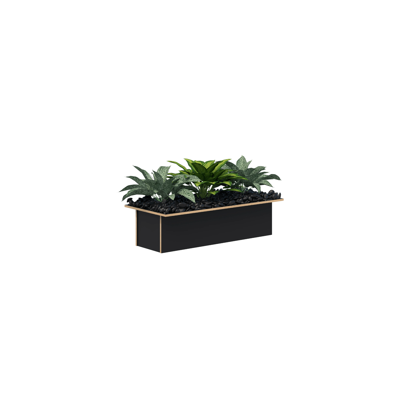 Rapid/Mascot/Block - Set of pots and artifical plants gallery detail image