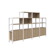 Grid 40 Storage/Open Display Wall 4-5 Tier 1500/1890h gallery detail image