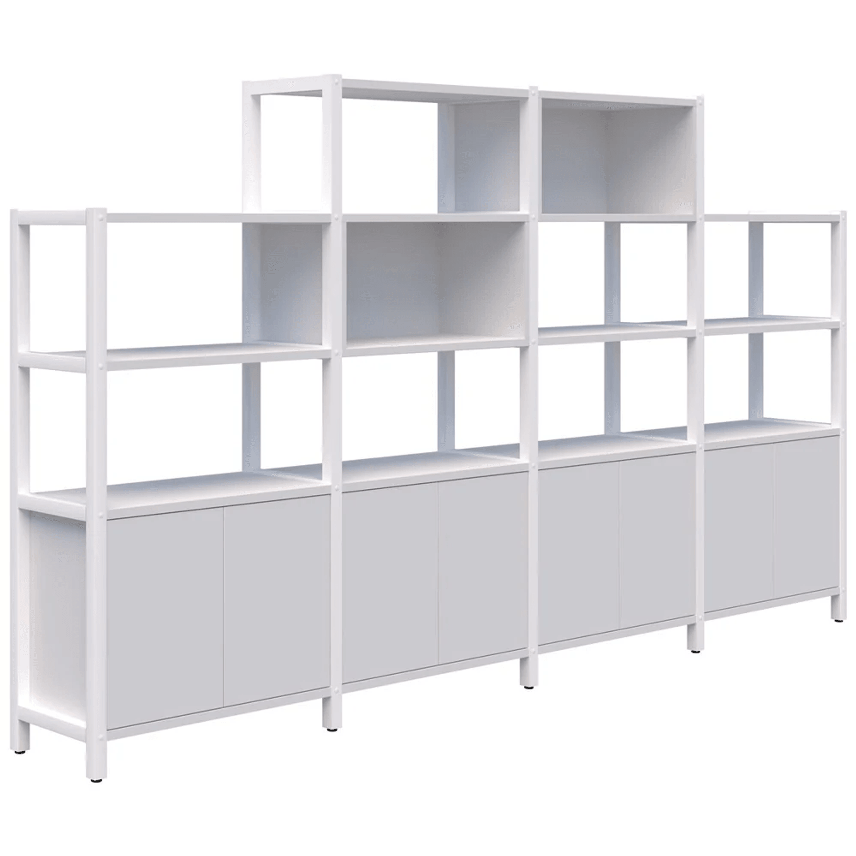Grid 40 Storage/Open Display Wall 4-5 Tier 1500/1890h gallery detail image