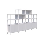 Grid 40 Storage/Open Display Wall 4-5 Tier 1500/1890h gallery detail image