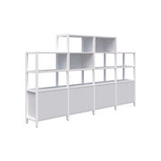 Grid 40 Storage/Open Display Wall 4-5 Tier 1500/1890h gallery detail image