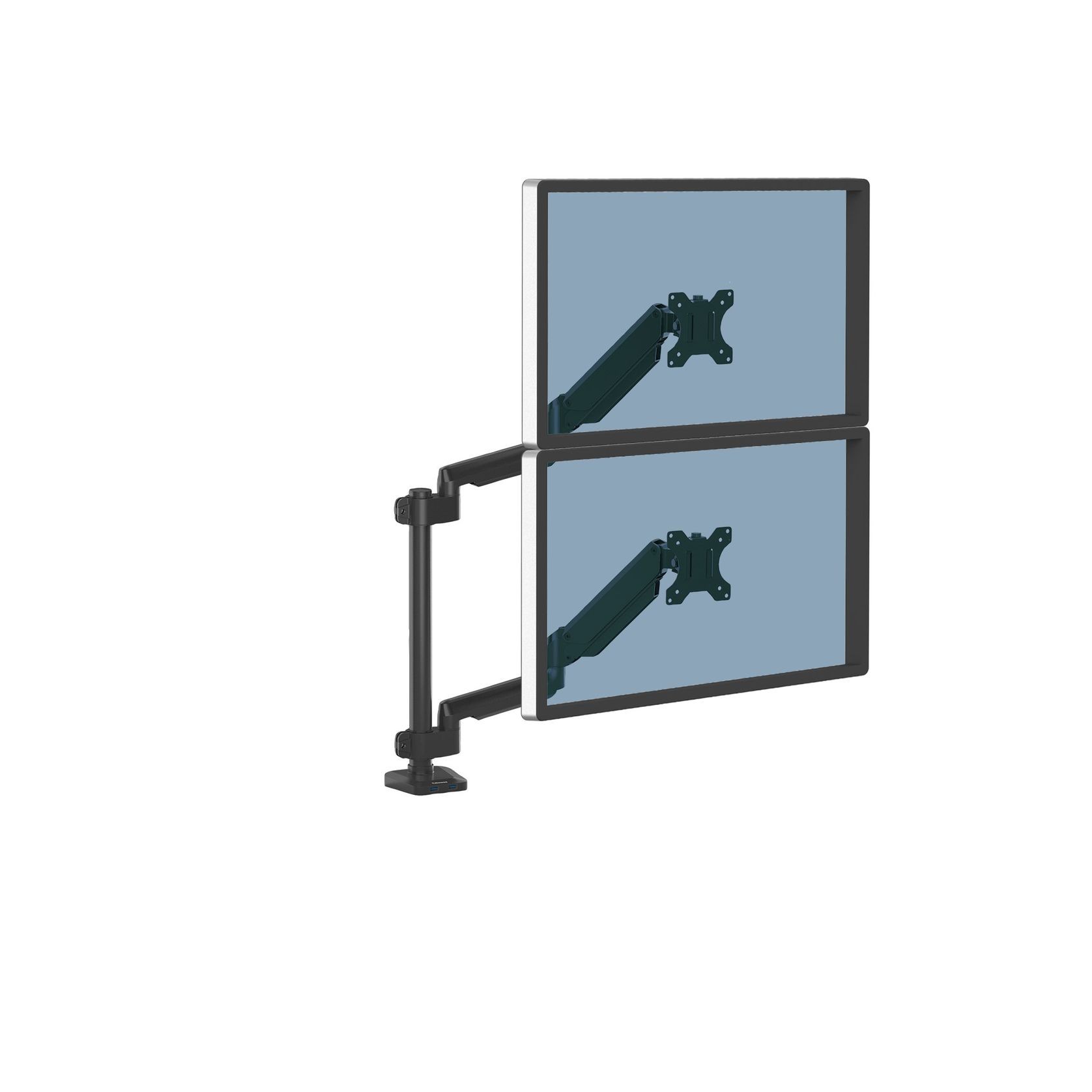 Platinum Series Dual Stacking Monitor Arm gallery detail image
