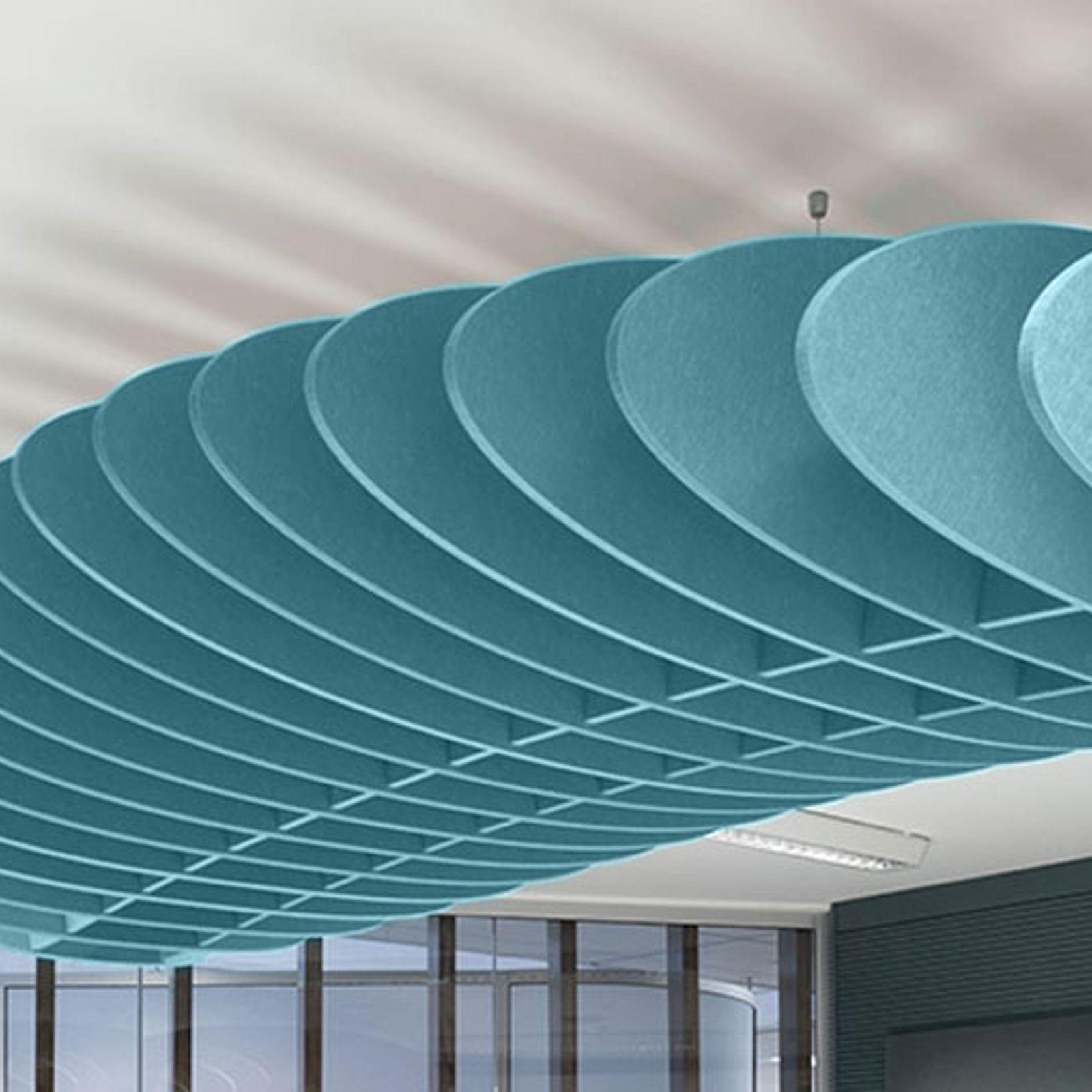 Lattice Eclipse Suspended Acoustic Absorber gallery detail image