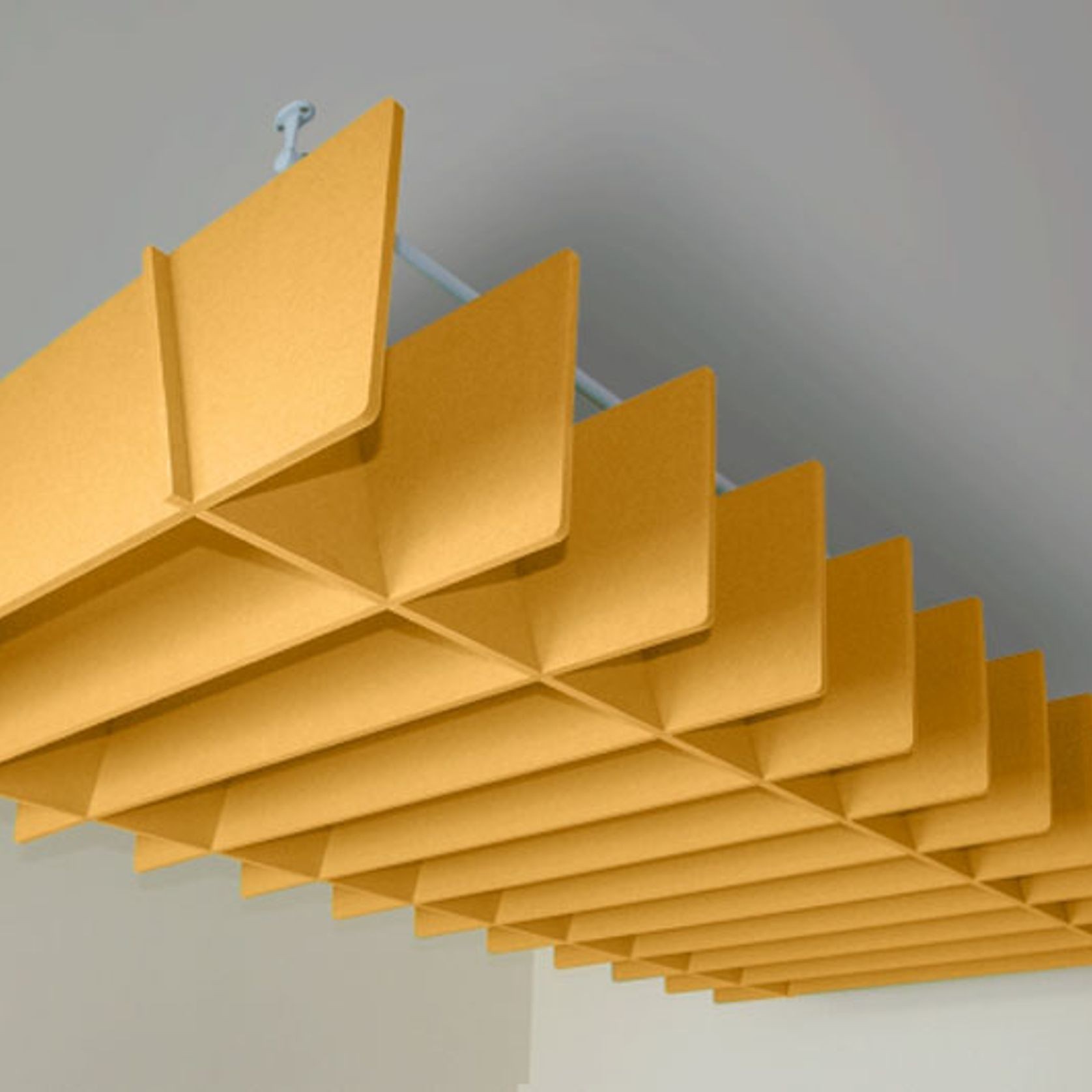 Lattice Trapezium Suspended Acoustic Absorber gallery detail image