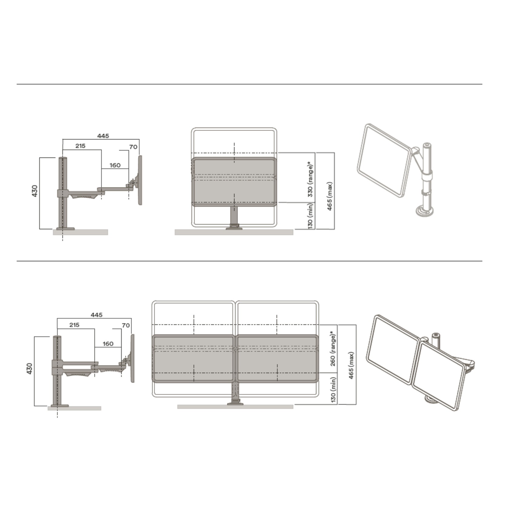 C.ME Monitor Arms gallery detail image