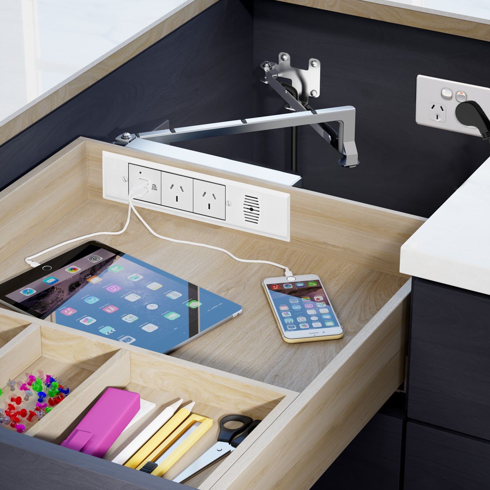 Docking Drawer Trio gallery detail image