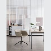 Fiber Swivel Base Upholstered Swivel Chair gallery detail image