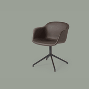 Fiber Swivel Base Upholstered Swivel Chair gallery detail image
