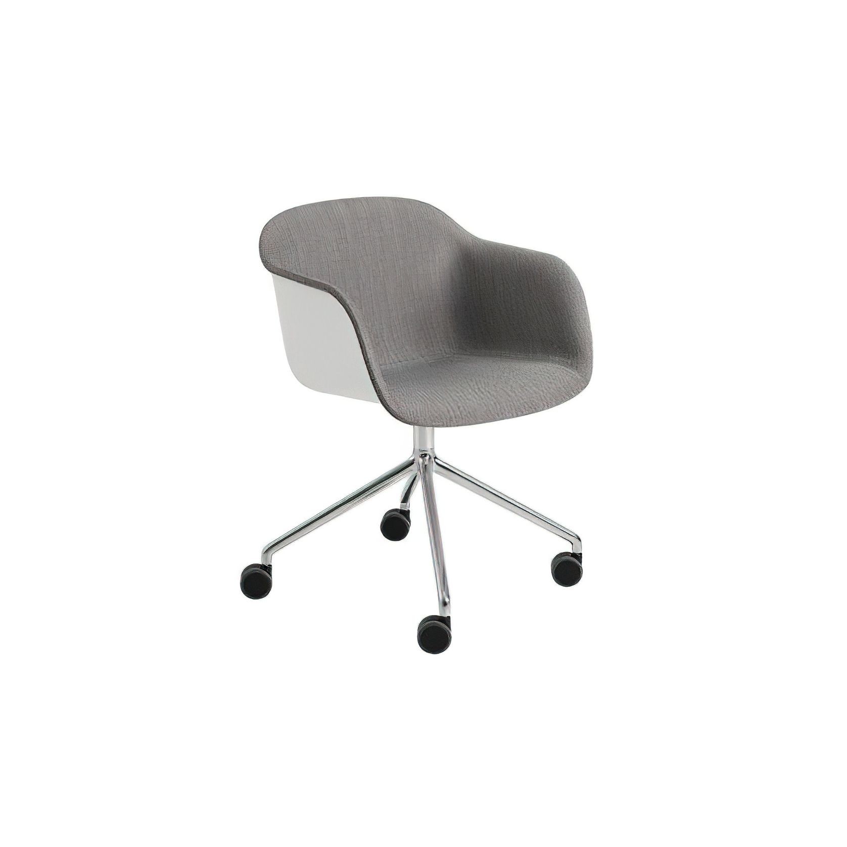 Fiber Armchair Swivel Base w/Castors gallery detail image