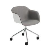 Fiber Armchair Swivel Base w/Castors gallery detail image