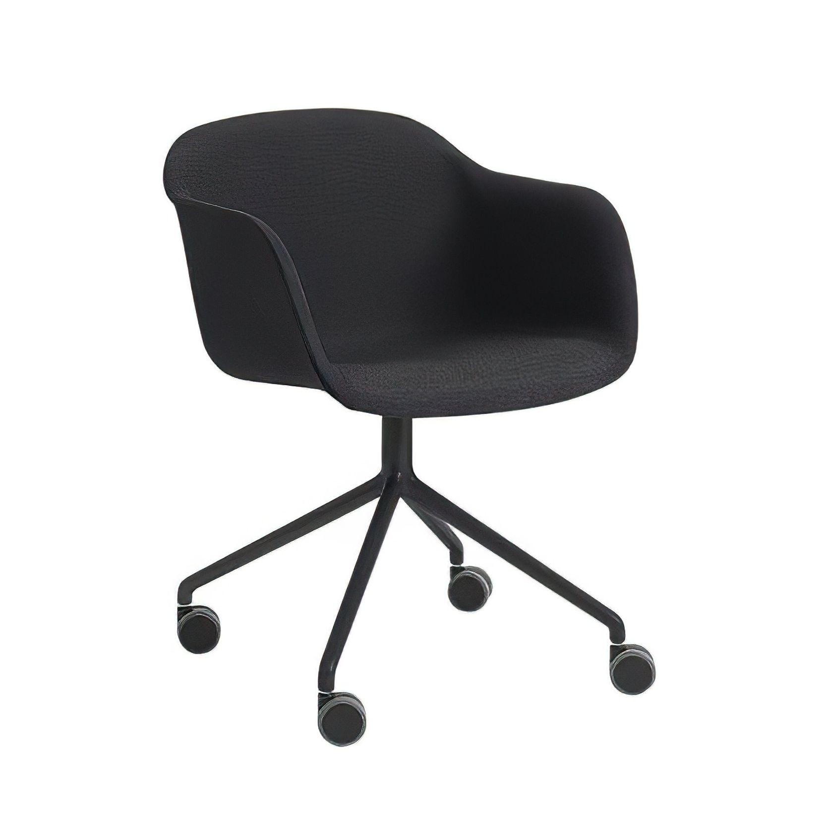Fiber Armchair Swivel Base w/Castors gallery detail image
