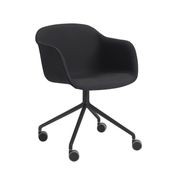 Fiber Armchair Swivel Base w/Castors gallery detail image