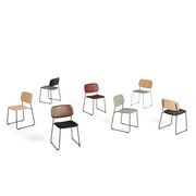 Soft Edge 10 Chair Sled Seat Upholstery by HAY gallery detail image
