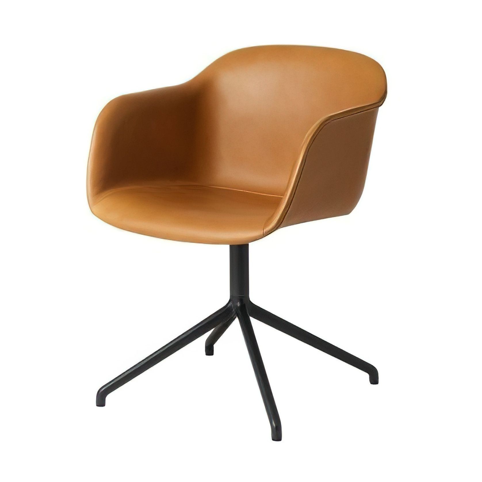 Fiber Swivel Base Upholstered Swivel Chair gallery detail image