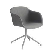 Fiber Swivel Base Upholstered Swivel Chair gallery detail image