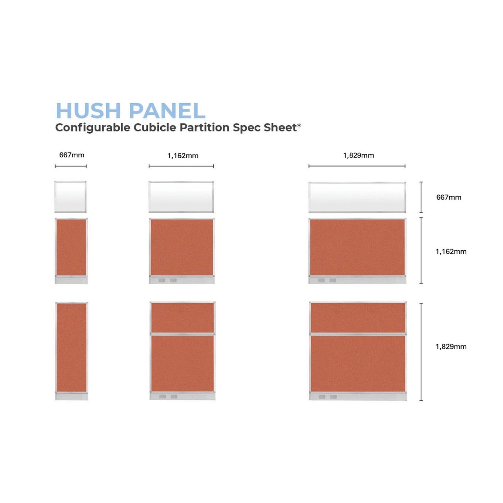 Hush Panel™ Customisable Acoustic Pods gallery detail image