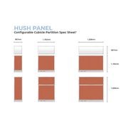 Hush Panel™ Customisable Acoustic Pods gallery detail image